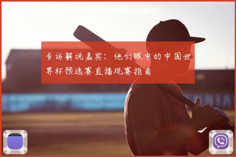 专访解说嘉宾：他们眼中的中国世界杯预选赛直播观赛指南